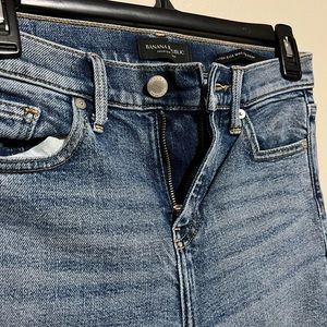 Banana Republic high rise wide leg jeans